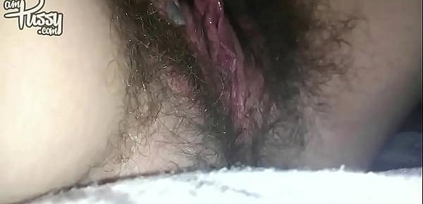  WET HAIRY STICKY AMATEUR PUSSY